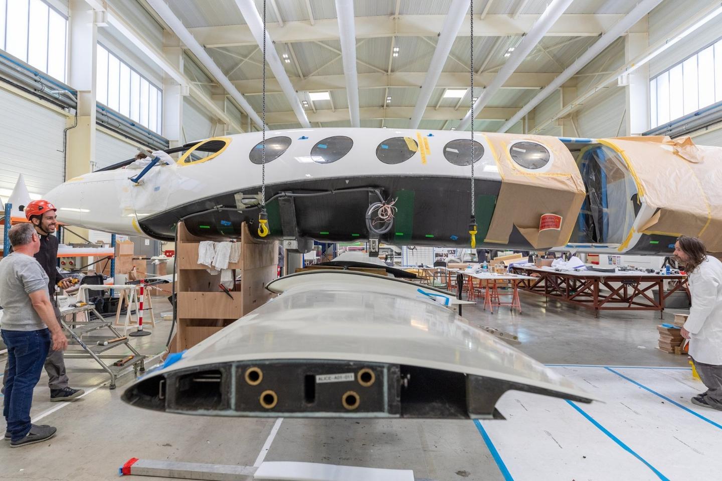Fuselage and wing